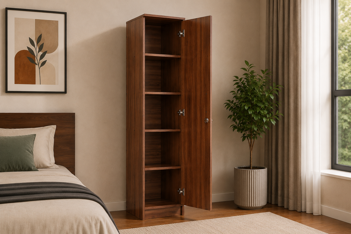 Wardro 1 Door Wardrobe with Mirror