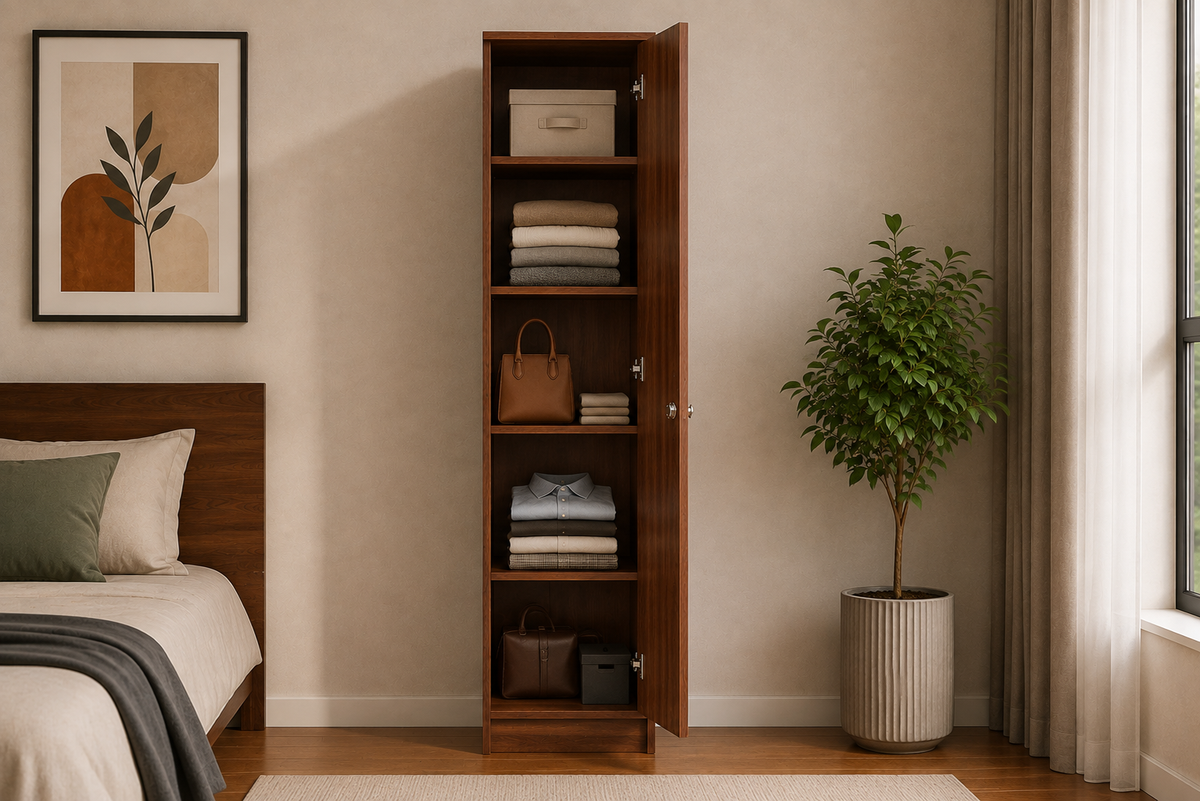 Wardro 1 Door Wardrobe with Mirror