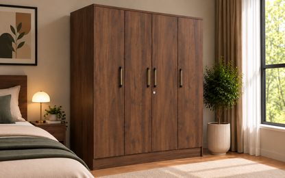 Wardro Family 4 Door Wardrobe