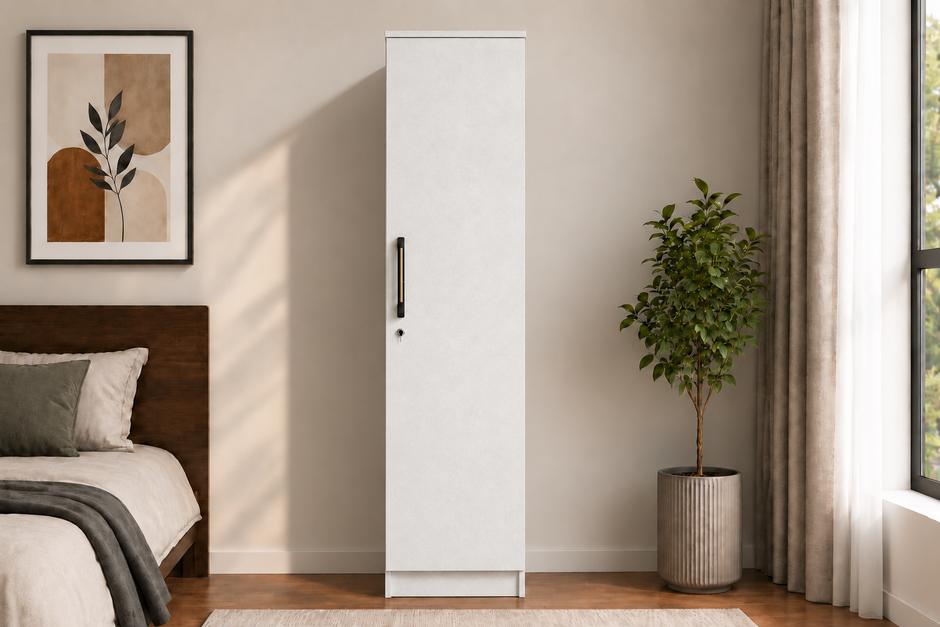 Wardro 1 Door Wardrobe White