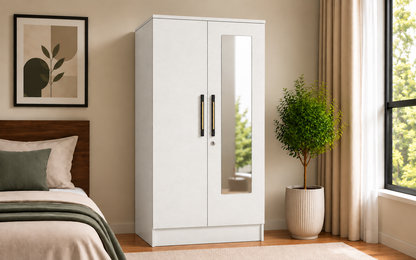 Wardro 2 Door Wardrobe White